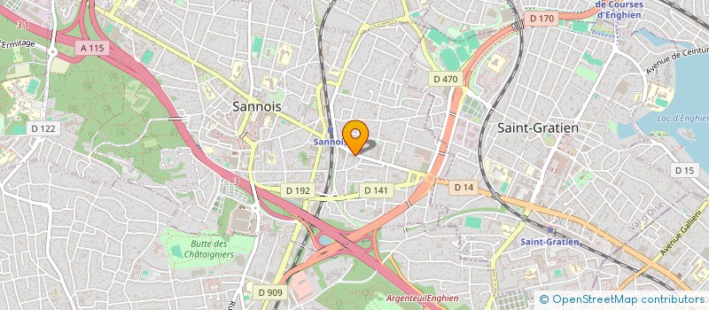 localisation de l'entreprise SUPERETTE PASTEUR à SANNOIS