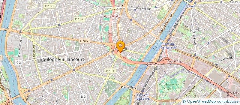 localisation de l'entreprise SUPERETTE PORTE DE SAINT-CLOUD (SPSC)  PARIS