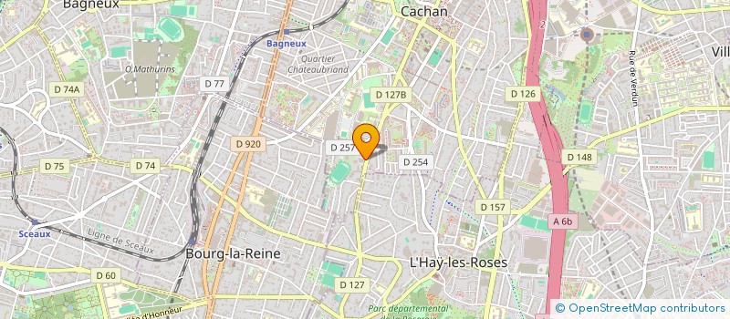 localisation de l'entreprise SUPERETTE S A à CACHAN