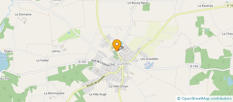 localisation de l'entreprise SUPERETTES FICHET à GUILLIERS