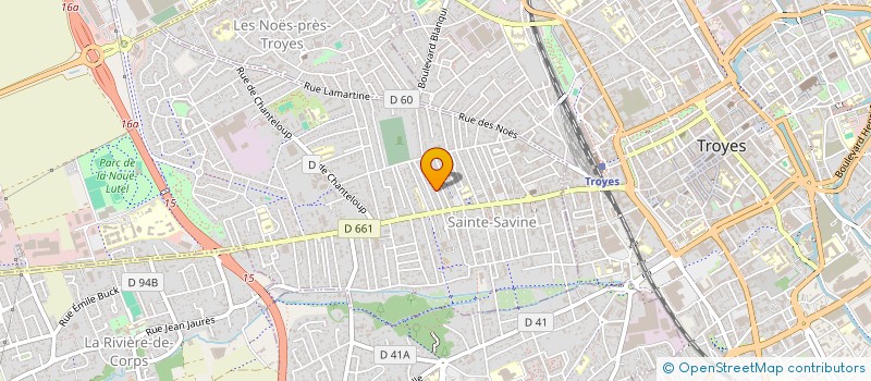 localisation de l'entreprise SUPEREXSTATIC  SAINTE-SAVINE