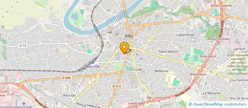 localisation de l'entreprise SUPERFLU à ALBI