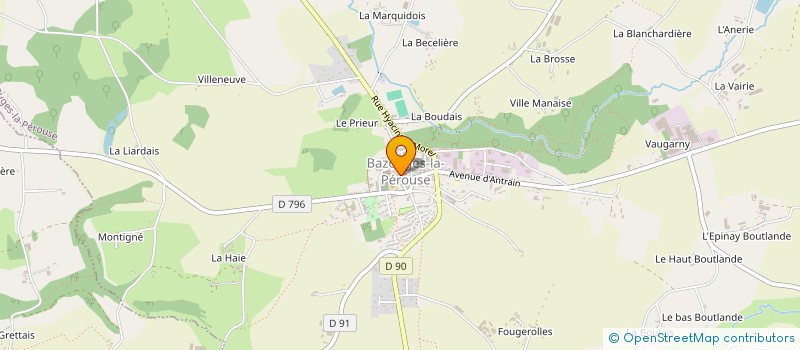localisation de l'entreprise SUPERFLUX VOIR L'ART SE FAIRE à BAZOUGES-LA-PEROUSE