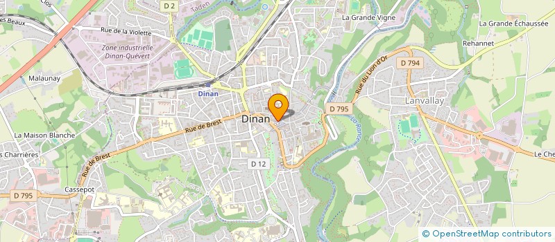 localisation de l'entreprise SUPERFOOD à DINAN
