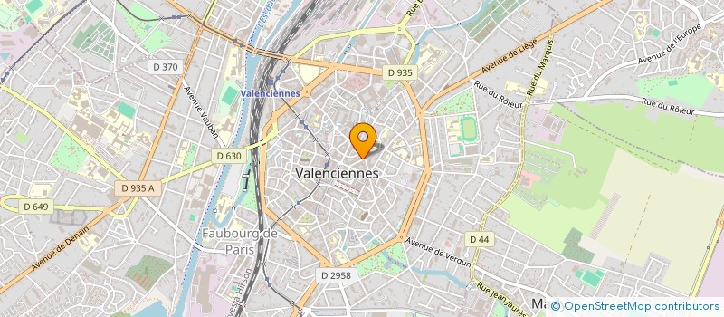 localisation de l'entreprise SUPERFORM à VALENCIENNES