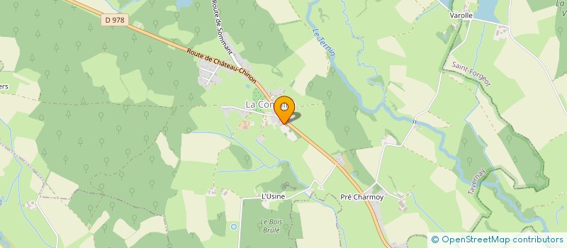 localisation de l'entreprise SUPERFRAICHE  TAVERNAY