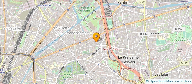 localisation de l'entreprise SUPERFROM à PARIS