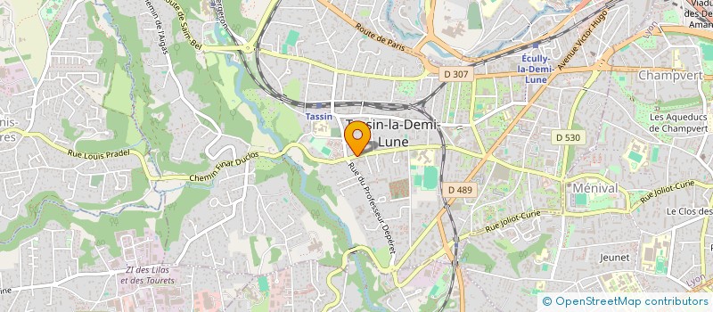 localisation de l'entreprise SUPERFRUITICALS à TASSIN-LA-DEMI-LUNE