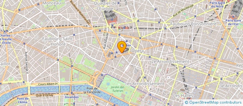 localisation de l'entreprise SUPERGA INVEST  PARIS