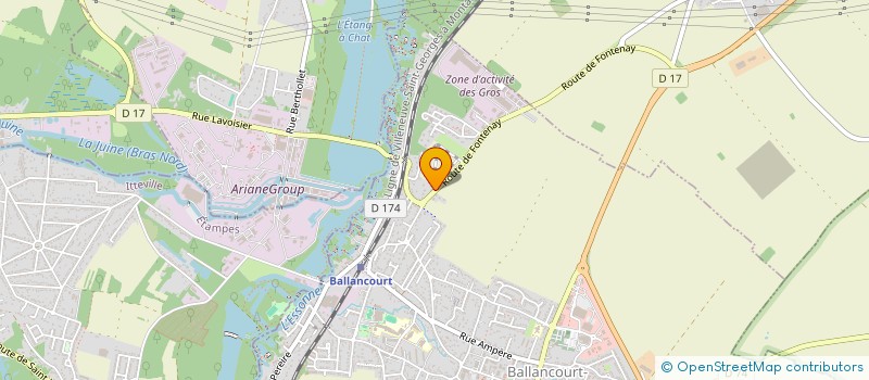 localisation de l'entreprise SUPERGEL 91 à BALLANCOURT-SUR-ESSONNE