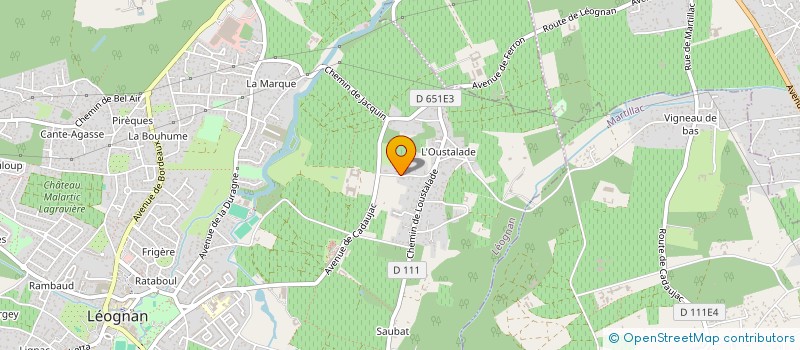 localisation de l'entreprise SUPERGIV  LEOGNAN