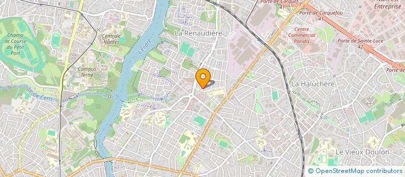 localisation de l'entreprise SUPERGLAZ  NANTES