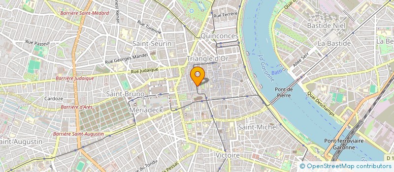 localisation de l'entreprise SUPERGOLF MANDEL07  BORDEAUX