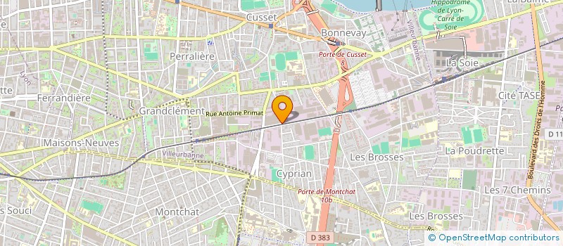 localisation de l'entreprise SUPERGRID INSTITUTE à VILLEURBANNE