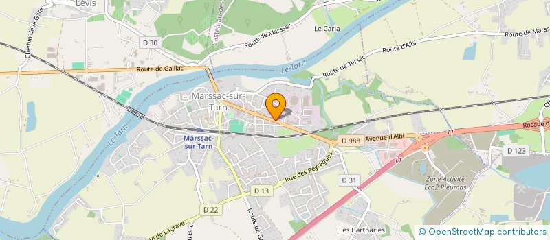 localisation de l'entreprise SUPERIMMO à MARSSAC-SUR-TARN