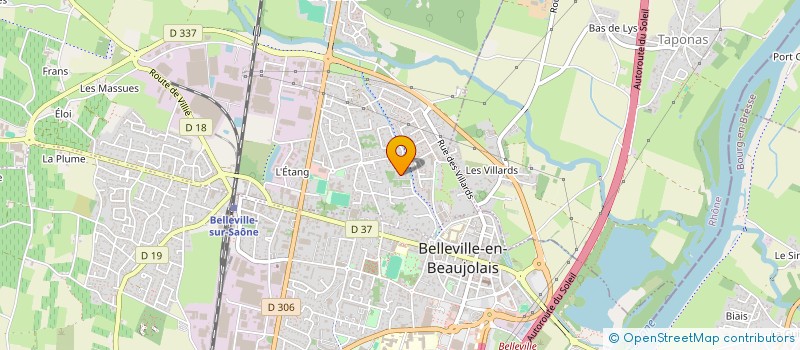 localisation de l'entreprise SUPERIOR  BELLEVILLE-EN-BEAUJOLAIS