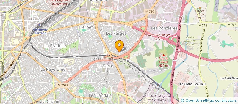 localisation de l'entreprise SUPERIOR EXPERTISE CONSULTING SERVICES  CLERMONT-FERRAND