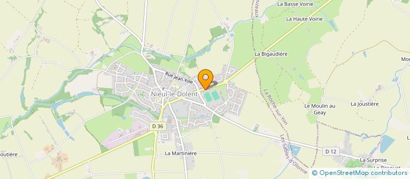 localisation de l'entreprise SUPERLEAGUE VENDEE à NIEUL-LE-DOLENT