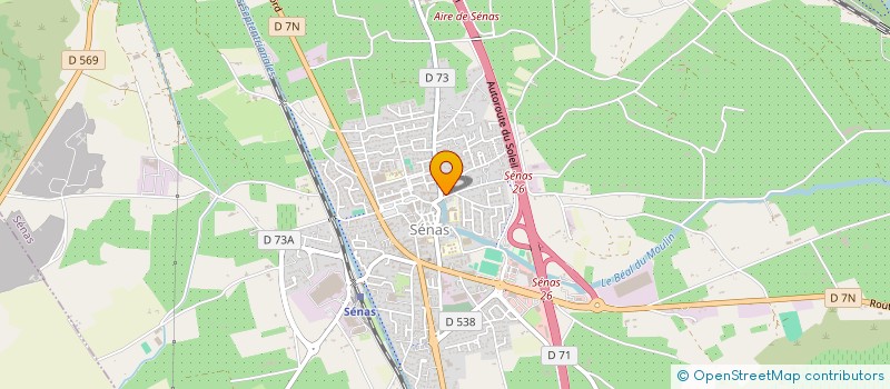 localisation de l'entreprise SUPERLIGUE FLAG FOOTBALL ASSOCIATION  SENAS