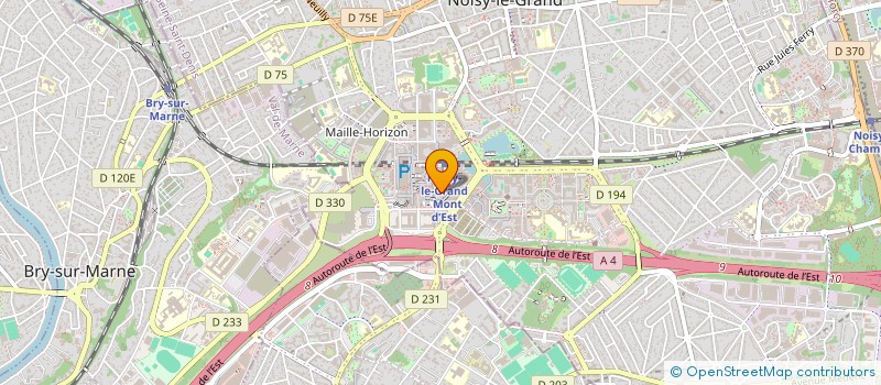 localisation de l'entreprise SUPERLIGUE ( SPL )  NOISY-LE-GRAND