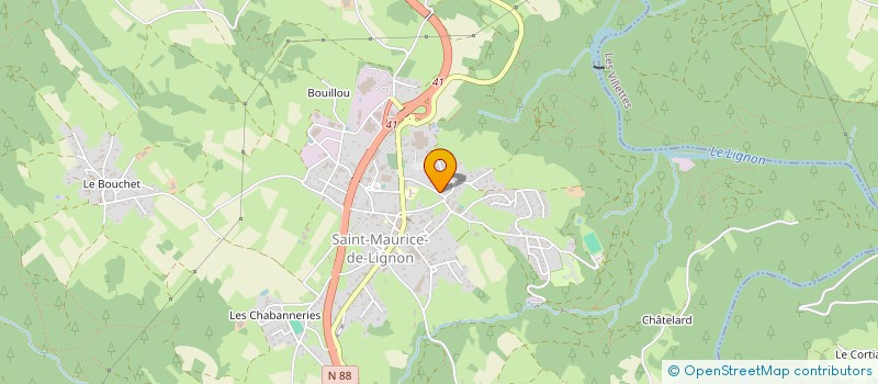 localisation de l'entreprise SUPERMAM 43 à SAINT-MAURICE-DE-LIGNON