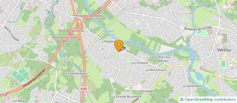 localisation de l'entreprise SUPERMAM à VERTOU
