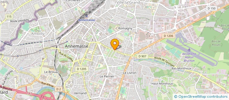 localisation de l'entreprise SUPERMARCHE ANNEMASSE à ANNEMASSE
