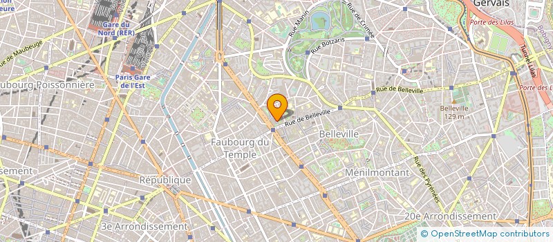 localisation de l'entreprise SUPERMARCHE DAFA à PARIS