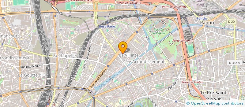 localisation de l'entreprise SUPERMARCHE DE CHINE à PARIS
