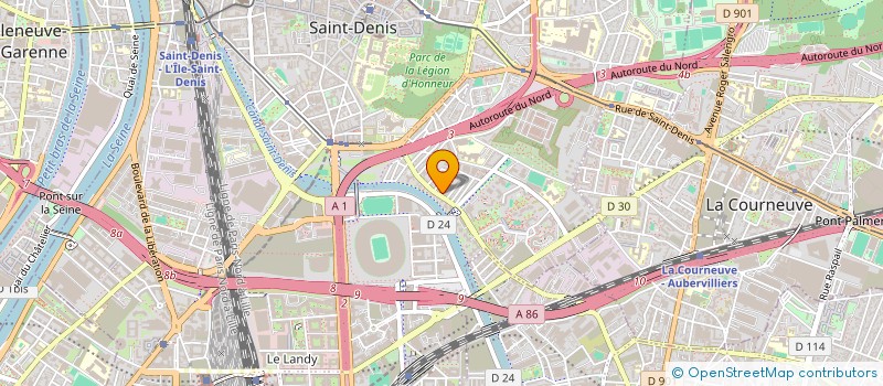 localisation de l'entreprise SUPERMARCHE DE L'EST à SAINT-DENIS