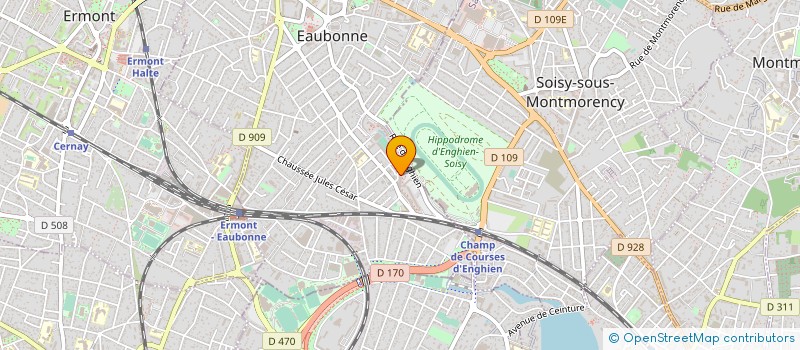 localisation de l'entreprise SUPERMARCHE DU CHAMP DE COURSES ENGHIEN à EAUBONNE