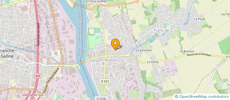 localisation de l'entreprise SUPERMARCHE DU MARMONT à JASSANS-RIOTTIER