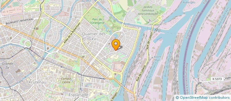localisation de l'entreprise SUPERMARCHE GREIF à STRASBOURG
