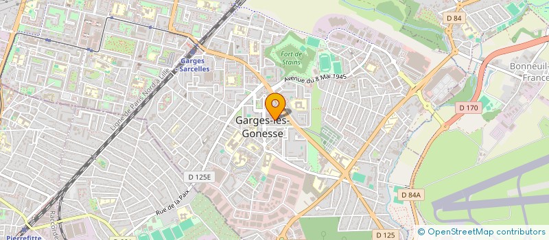 localisation de l'entreprise SUPERMARCHE K.D.  GARGES-LES-GONESSE