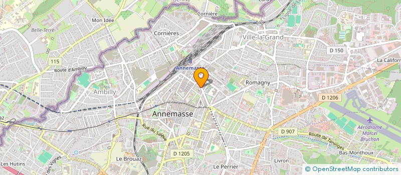 localisation de l'entreprise SUPERMARCHE KARATAS BOUCHERIE  ANNEMASSE