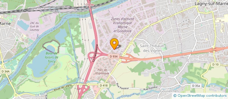 localisation de l'entreprise SUPERMARCHE LA GRANDE BOUCHERIE à SAINT-THIBAULT-DES-VIGNES