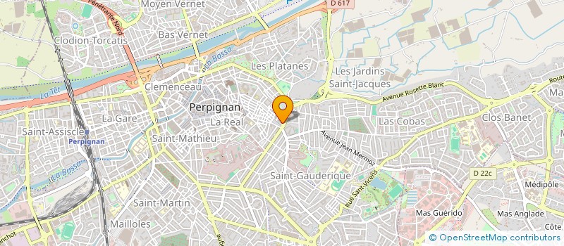 localisation de l'entreprise SUPERMARCHE PLACE CASSANYES  PERPIGNAN