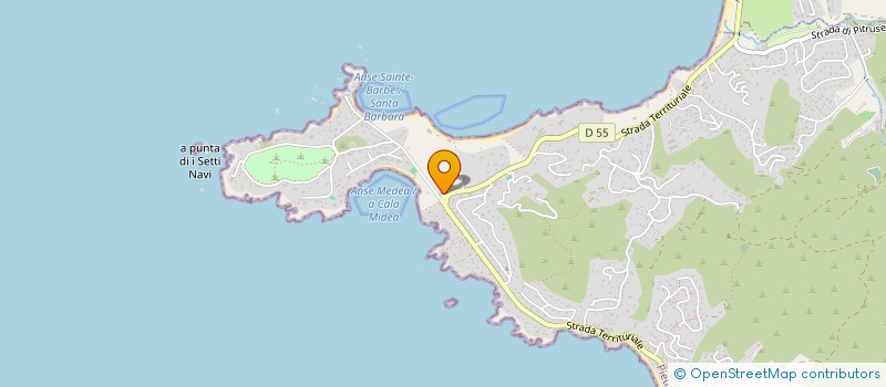 localisation de l'entreprise SUPERMARCHE ROND POINT ISOLELLA à PIETROSELLA