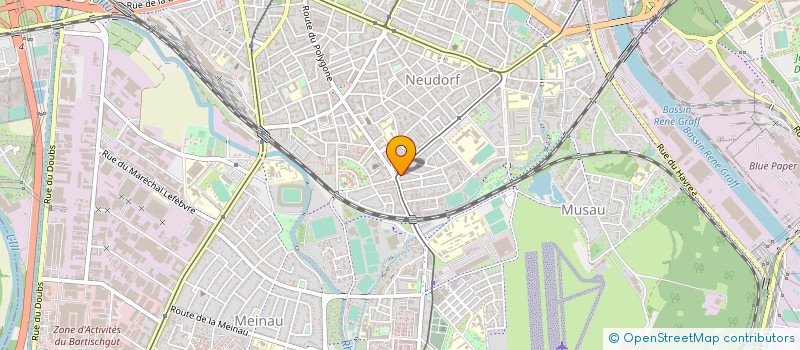 localisation de l'entreprise SUPERMARCHE SOLEIL à STRASBOURG