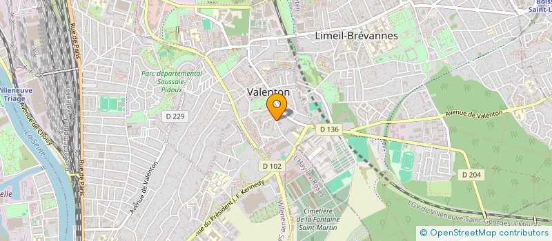 localisation de l'entreprise SUPERMARCHE VALENTON à VALENTON