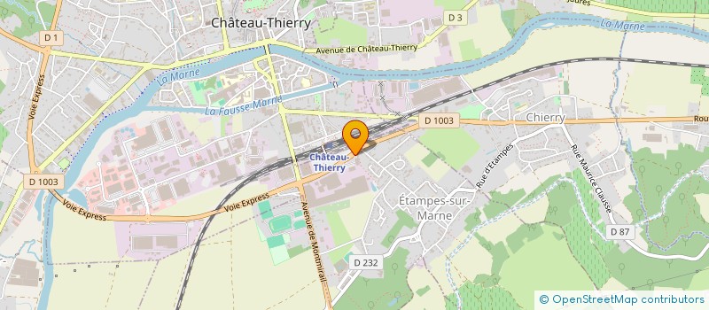 localisation de l'entreprise SUPERMARCHES LCC à ETAMPES-SUR-MARNE