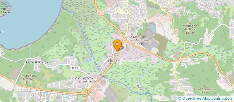 localisation de l'entreprise SUPERMARKET COLLERY  CAYENNE