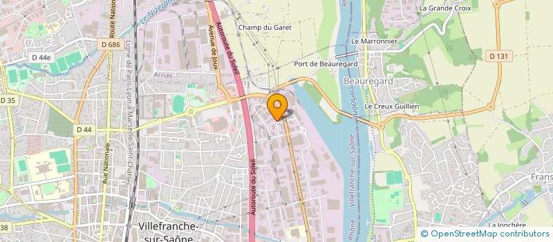 localisation de l'entreprise SUPERMECATO GIUSEPPE'SOLE  VILLEFRANCHE-SUR-SAONE