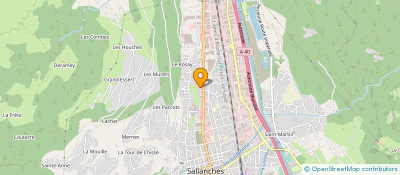 localisation de l'entreprise SUPERMETAL à SALLANCHES