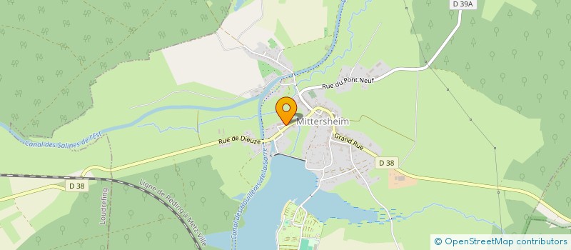 localisation de l'entreprise SUPERMEUBLE  MITTERSHEIM