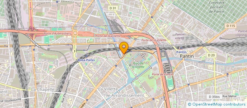 localisation de l'entreprise SUPERMODE  PARIS