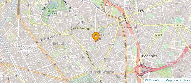 localisation de l'entreprise SUPERNOV'ARTS  PARIS