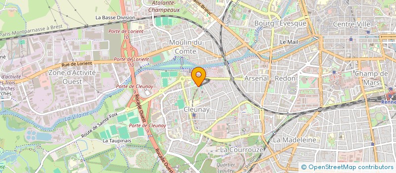 localisation de l'entreprise SUPERNOVA à RENNES