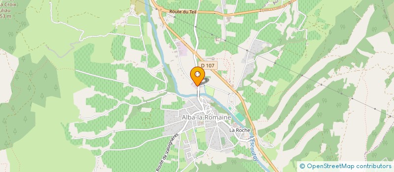 localisation de l'entreprise SUPERNOVA  ALBA-LA-ROMAINE