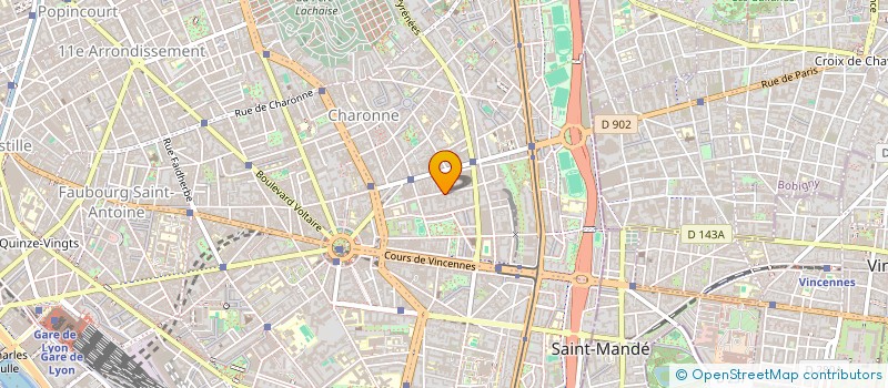 localisation de l'entreprise SUPERNOVA FILMS  PARIS